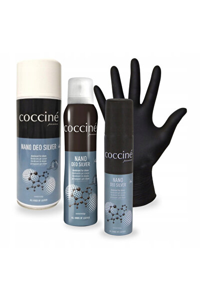 Coccine Set deodorant pentru incaltaminte, Coccine, Nano Deo Silver, pachet d...