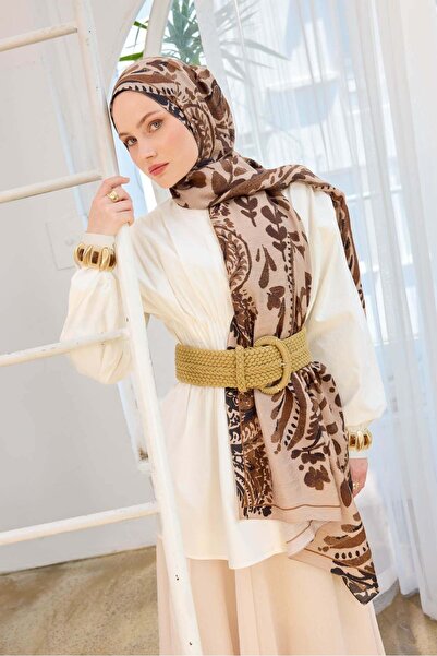 Silk Home Urban Hours Aurora Milk Coffee Mayda Shawl