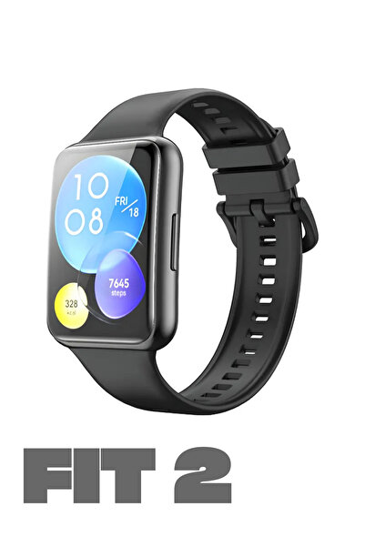 PSGT Huawei Watch Fit 2 Uyumlu Akıllı Saat Kordon Band Serisi Klasik Kordon S...
