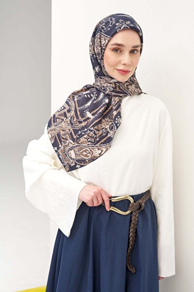 Silk Home Velora Scarf Shawl Pattern Light Black 90X90