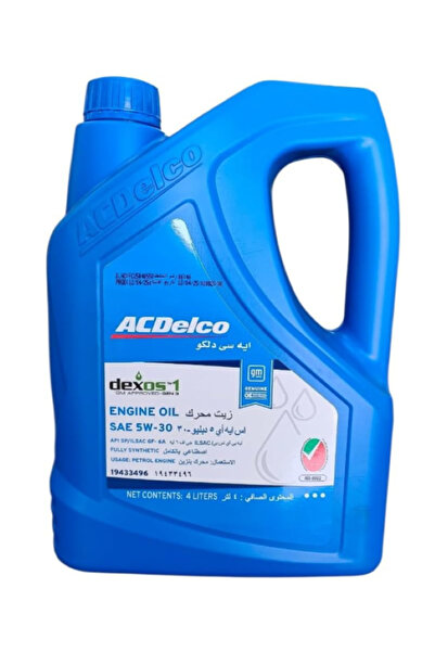 ACDELCO Full Synthetic Engine Oil SAE 5W-30 DEXOS1 GF-6 4L