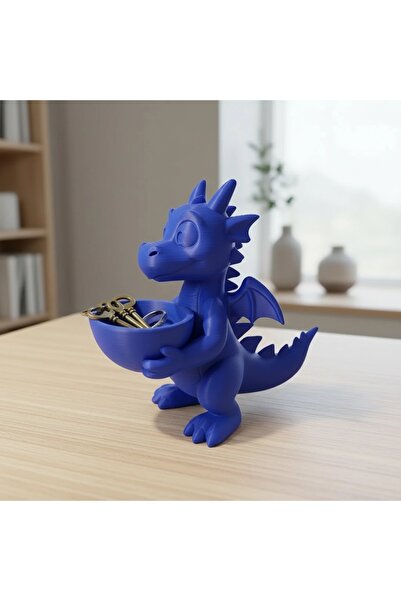 OEM Dragon Decorativ Imprimat 3D cu Bol Suport pentru Obiecte Mici