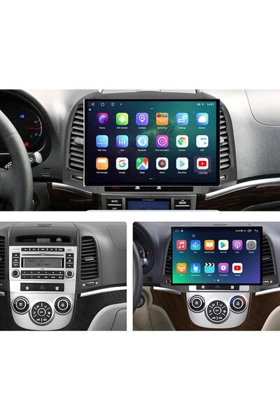 Carplayer شاشة أندرويد سانتافي 13 بوصة موديل 2006-2012 مع دعم أبل كار بلاي وأ...