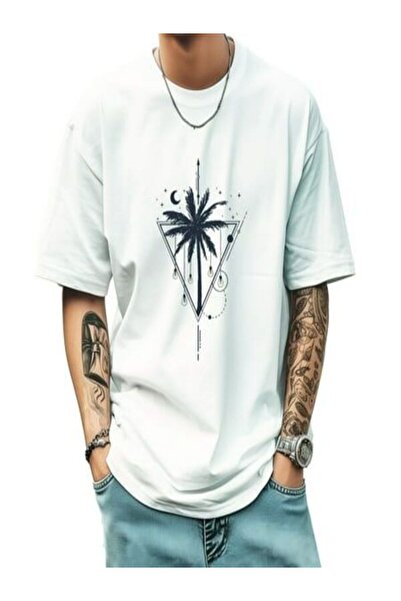 COZYWEAR Unisex Oversize Cotton Printed T-Shirt