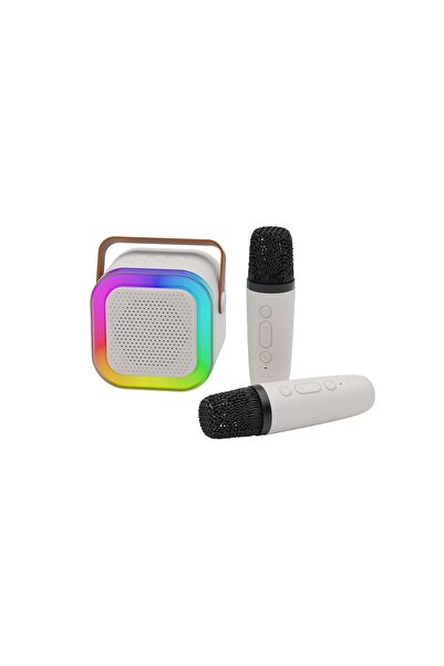 Polosmart FS89 Kablosuz RGB Led Aydınlatmalı Bluetooth 5.4 2 Mikrofonlu Karao...