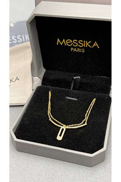 Generic Personalized Design Name Letter and Stone Necklace