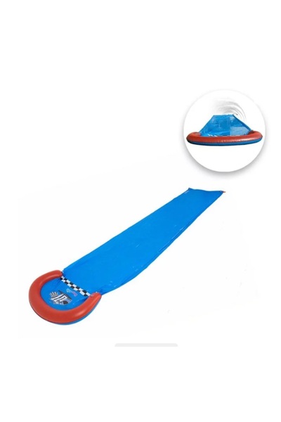 OEM Tobogan acvatic gonflabil albastru 4.88 x 0.90 m