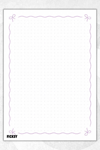 Ficksy A4 Notepad Dotted Notebook - 50 Sheets - Memopad - Notepad - Notepad -...