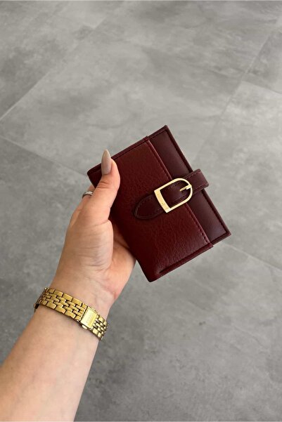 Yuka Atelier Mary Buckle Detailed Medium Wallet