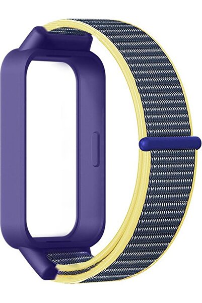 Dmay حزام نايلون متوافق مع سوار Xiaomi Redmi Smart Band 3 / Xiaomi Smart Band...