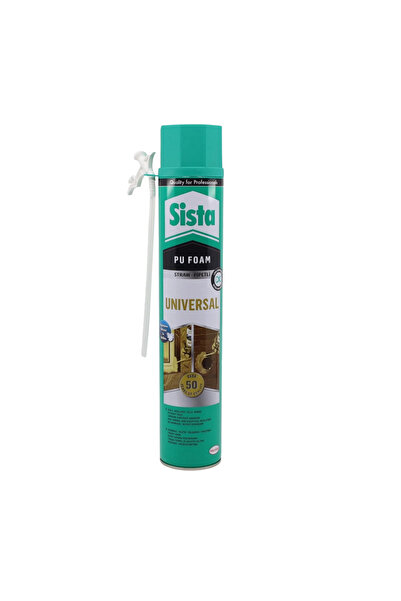 Sista PU Köpük Poliüretan Montaj ve Dolgu Köpüğü Sıkma Pipetli 750ml 1 Adet