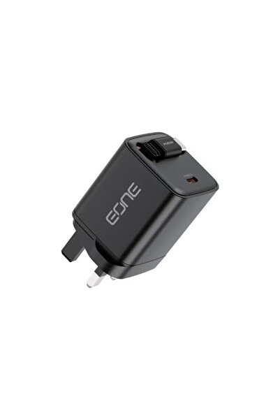 EONE 65W Fast Charger with Retractable USB C Cable, Pd Fast Wall Charger, Com...