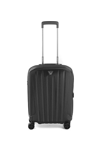 Roncato Siyah Çekçekli Sert Valiz 56130101 Trolley Cabına Xs Unıca