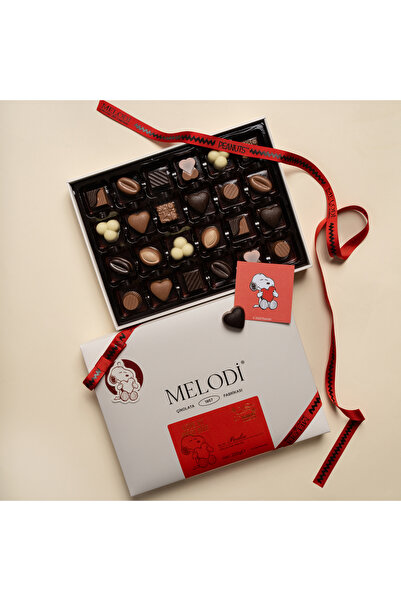 Melodi Çikolata Peanuts Collection Love At First Bite Pralin 230g