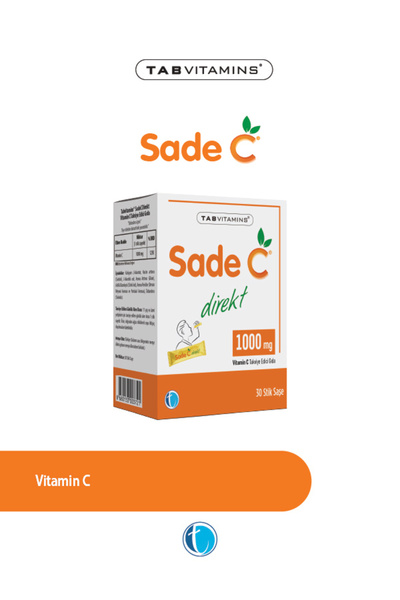 Tabvitamins Sade C Direkt 30 Stik Saşe