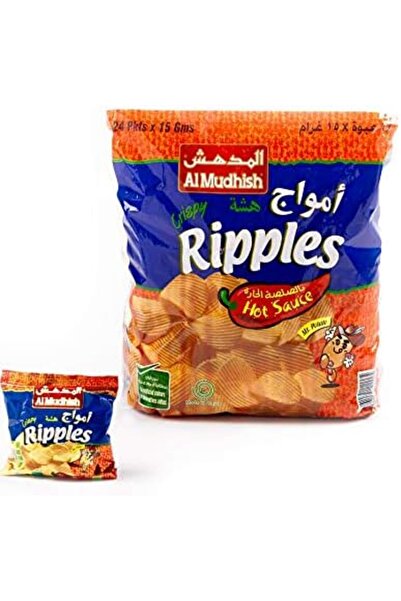 Al Mudhish رقائق ريبس المقرمشة بنكهة الصلصة الحارة، 24 × 15 جرام