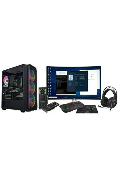 aquaris Stație de lucru PC Intel i7-9700 K, 32 GB RAM, 1 TB SSD, NVIDIA Quadr...