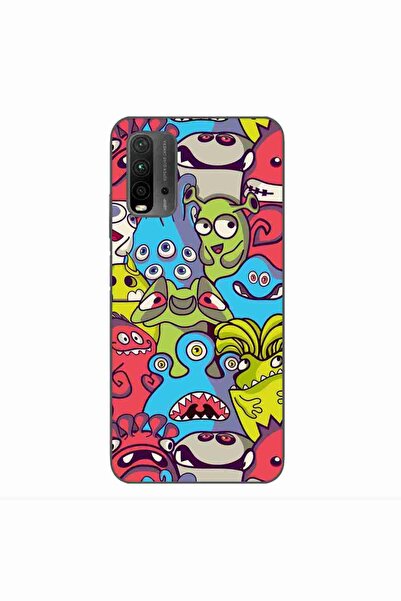 OEM Husa compatibila cu Xiaomi Redmi 9T Silicon Gel Tpu Model Squishi Monsters
