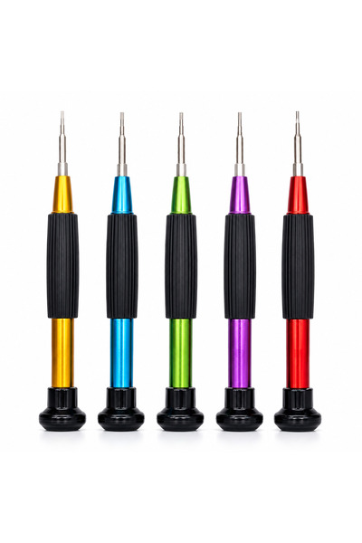 PİYATECH M-8222 Profesyonel 5 Parça Çok Amaçlı Hassas Tornavida Seti Telefon ...
