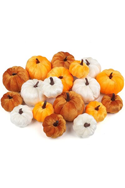 Fangood Set Decorativ Toamna, Fangoo, 18 Piese Pentru Aranjamente, Dovleci Ar...