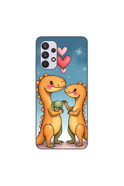 OEM Husa compatibila cu Samsung Galaxy A32 4G Silicon Gel Tpu Model Dino Cute...