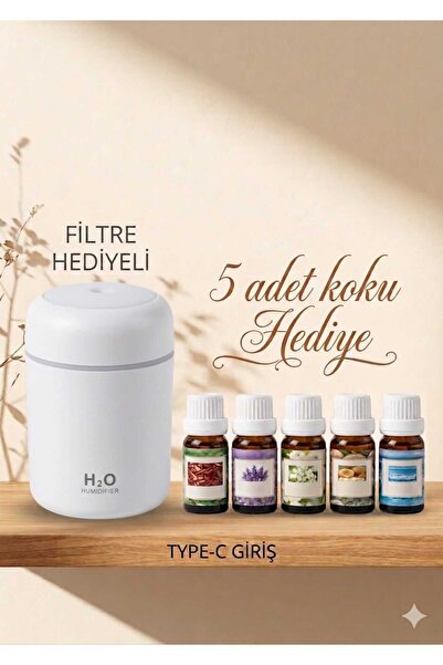 segyhome Ultrasonik Oda ve Araç Hava Nemlendirici Buhar Makinesi Ve Aroma Dif...