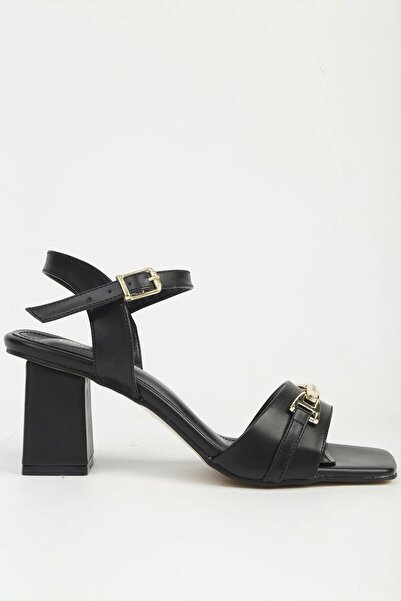 Pierre Cardin Black Women's Heeled Sandals Pc-55769 Z