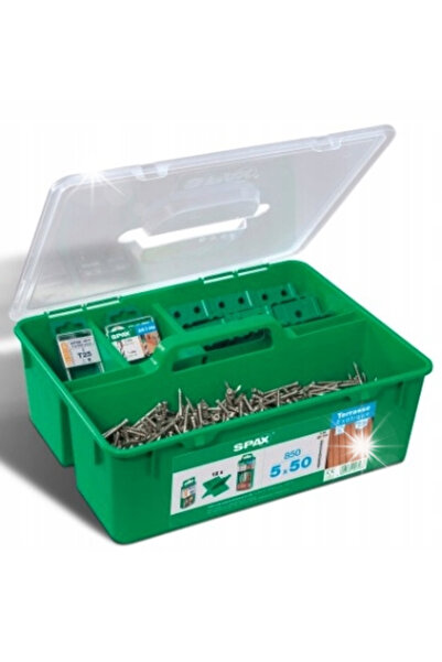 ABC SPAX Set de șuruburi pentru terasă A2 TX 5.0*50MM SPAX-D auriu antichizat...