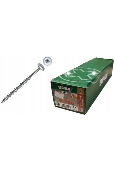 ABC SPAX Șurub plat 50 buc. 8*280MM TX WIROX SPAX