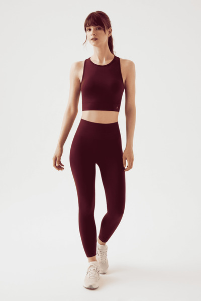 Jerf Vella High Waist Comfort Leggings Burgundy