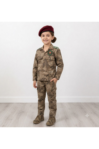 ELMAS TOUCH Minik Kahramanlar Kız PÖH Özel Harekat Kamuflaj Üniforma Takımı -...