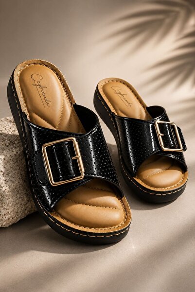 crybrands Orthopedic Women's Slippers - Adjustable Single Buckled - Soft Sole...