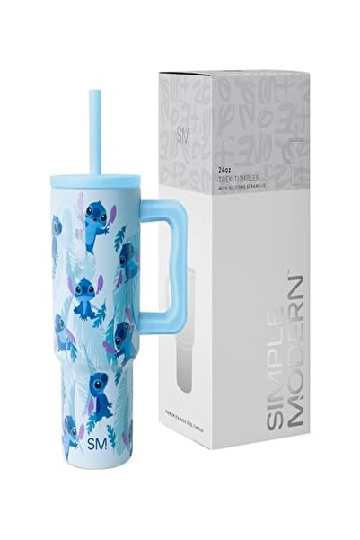 Simple Modern Disney Kids 24 oz Stainless Steel Tumbler with Handle and Silic...