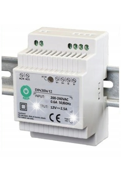 Euraka ALIMENTATOR DIN ''EURA'' DIN30W12 12V 2,5 A CC