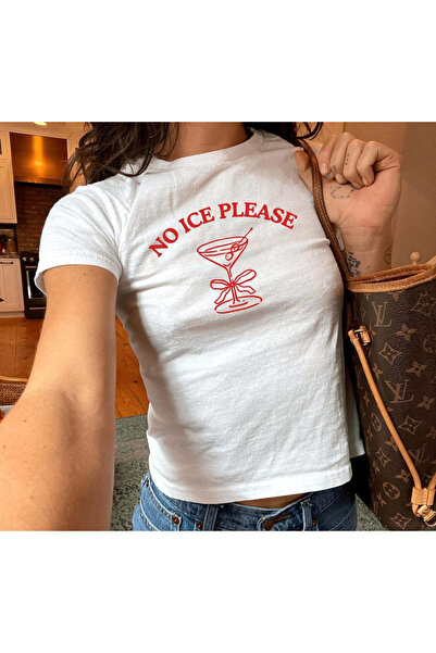 Grafftee Clothing No Ice Please Printed Women's Body Tee