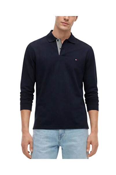 Tommy Hilfiger Ανδρικό Μακρυμάνικο Polo Navy Μπλε MW0MW44339-DW5