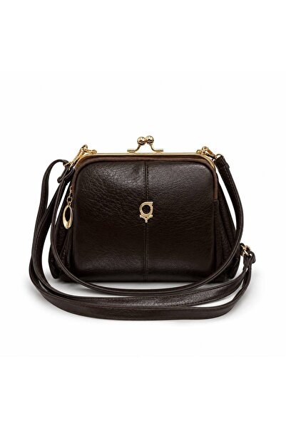 H&D COLLECTİON حقيبة نسائية من فابيان بثلاثة أقسام ومقبض مزدوج