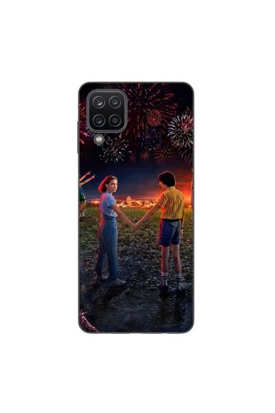 OEM Husa compatibila cu Samsung Galaxy A12 Silicon Gel Tpu Model Stranger Thi...