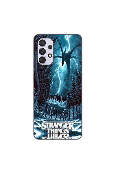 OEM Husa compatibila cu Samsung Galaxy A32 4G Silicon Gel Tpu Model Stranger ...