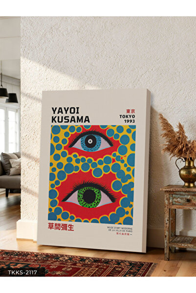 Evinemoda One Piece Yayoi Kusama Canvas-Art Canvas Painting