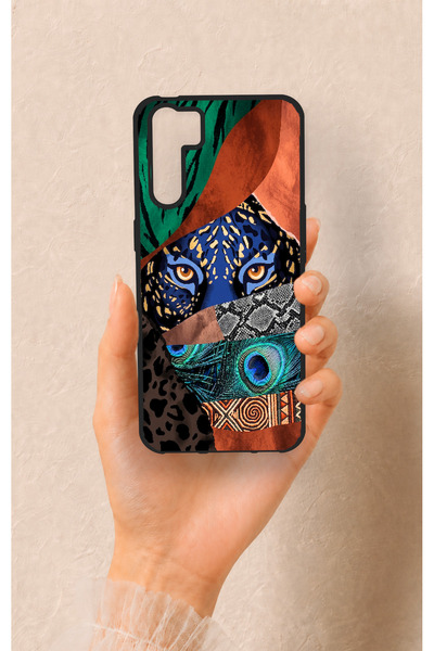 Vip Case Oppo A91 Uyumlu Amazon Kaplan Desenli Silikon Kılıf