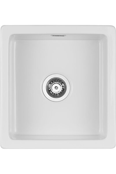 DEANTE Chiuvetă de bucătărie dreptunghiulară SABOR ZCB6103 ALBĂ
