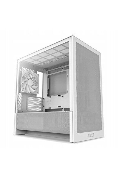 Kraft&dele Carcasă PC NZXT H3 Flow Micro Tower ATX cu fereastră, albă