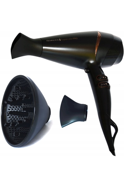 REMINGTON STAINLESS Uscător de păr Remington Supercare Pro AC7200 Ionizare Di...