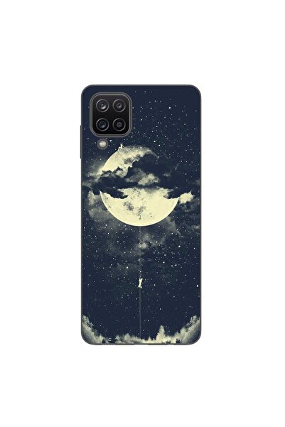 OEM Husa compatibila cu Samsung Galaxy A22 4G Silicon Gel Tpu Model Moon Clim...