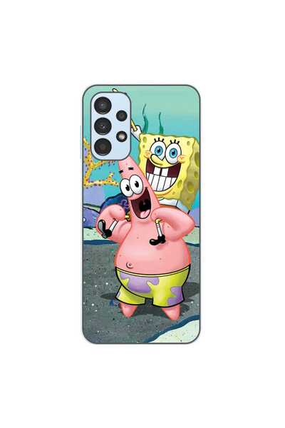OEM Case compatible with Samsung Galaxy A13 4G Silicone Gel Tpu Spongebob Pat...