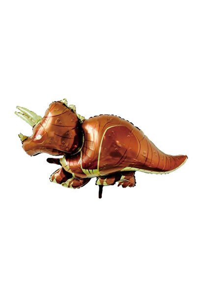 MP Mirific Party Balon din folie în formă de dinozaur, Maro, 55x100 cm