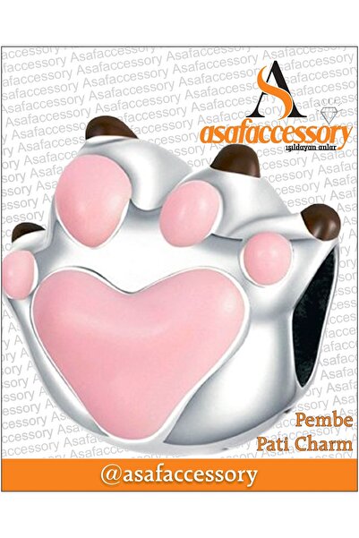 asaf Pink Paw Charm |