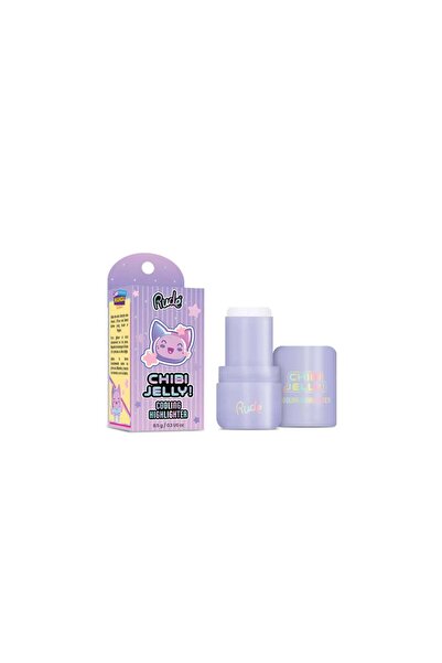 RUDE cosmetics Iluminator cu efect răcoritor Chibi Jelly!, nuanța Sora, Colec...