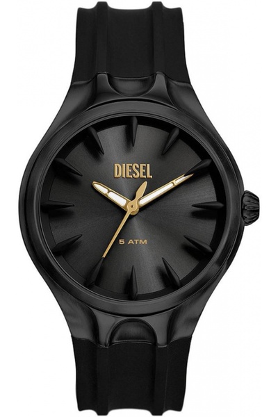 Diesel Ceas de modă negru DZ2217 pentru bărbați, pentru Halloween